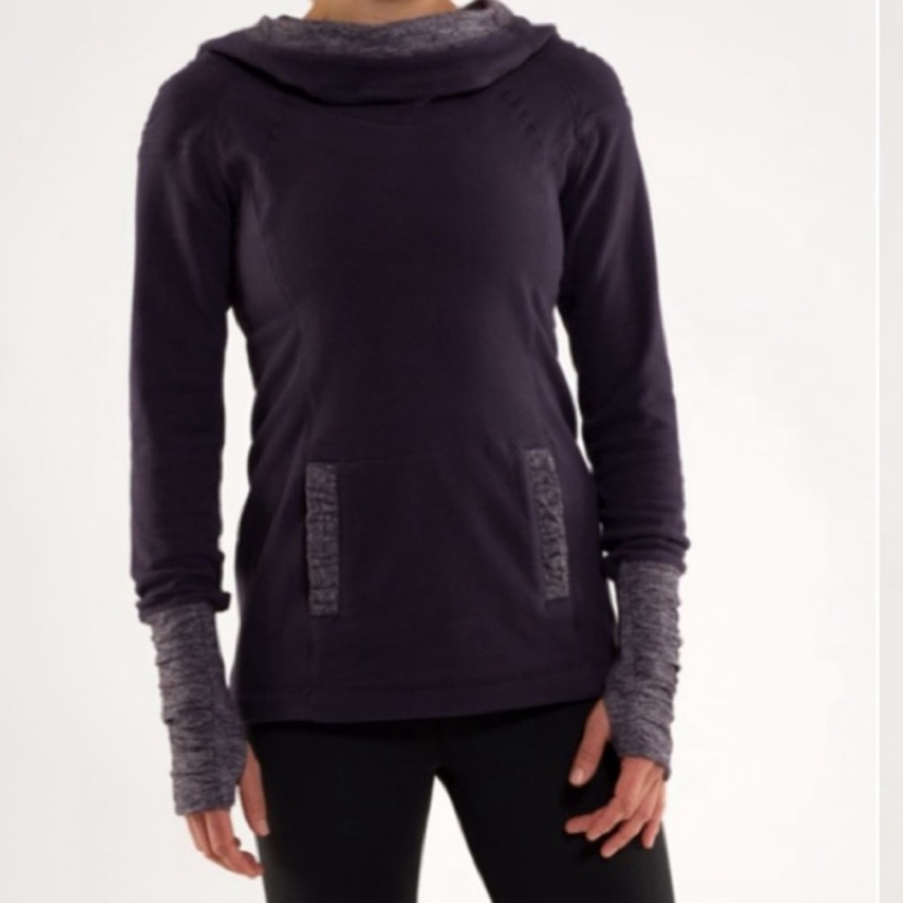 Lululemon Apres Run Fleece Pullover Hoodie Sz 4
